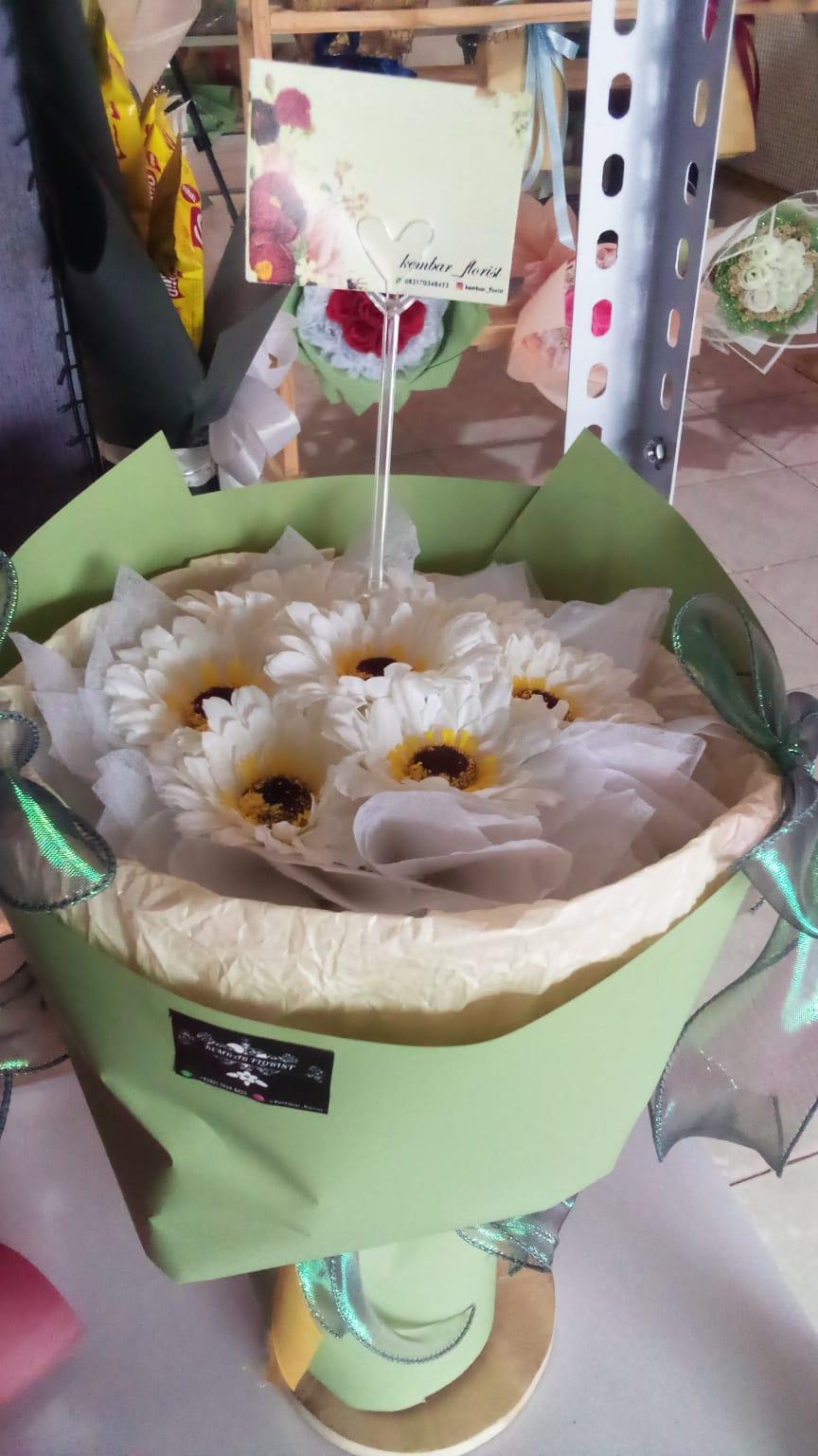 Buke BUnga + Kartu Ucapan